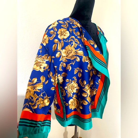 Zara floral pattern blouse - Picture 2 of 4